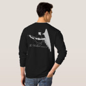 ジェフトマスジョニーの雌ジカの長袖のワイシャツ Tシャツ (裏面フル)