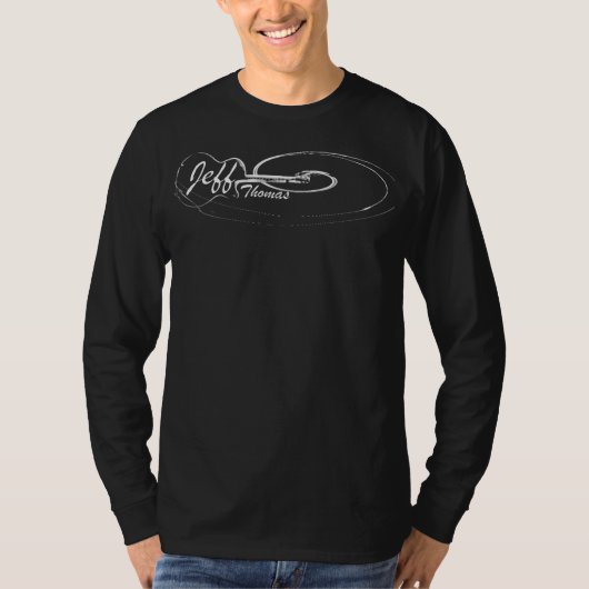 ジェフトマスジョニーの雌ジカの長袖のワイシャツ Tシャツ (正面)