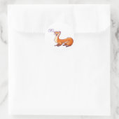 ジェフポップ・アートの・ウィリス・アートによるワイゼル行く ラウンドシール (バッグ)