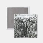 ジェフリー判事の逮捕1689 マグネット (正面/裏面)