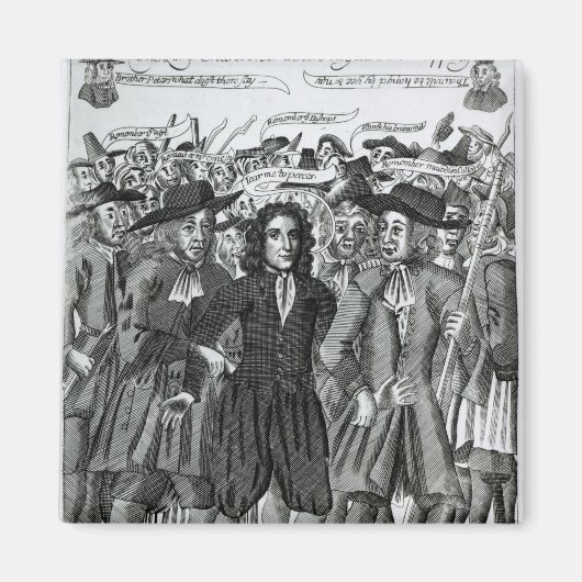 ジェフリー判事の逮捕1689 マグネット (正面)