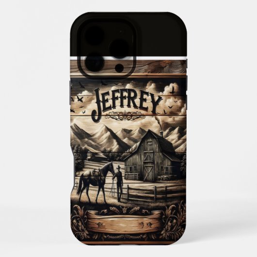 ジェフリー素朴ズ・ファーム iPhoneケース (裏面)