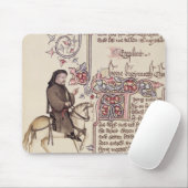 ジェフリー・チョーサーファクシミリのポートレートからの マウスパッド (マウス)