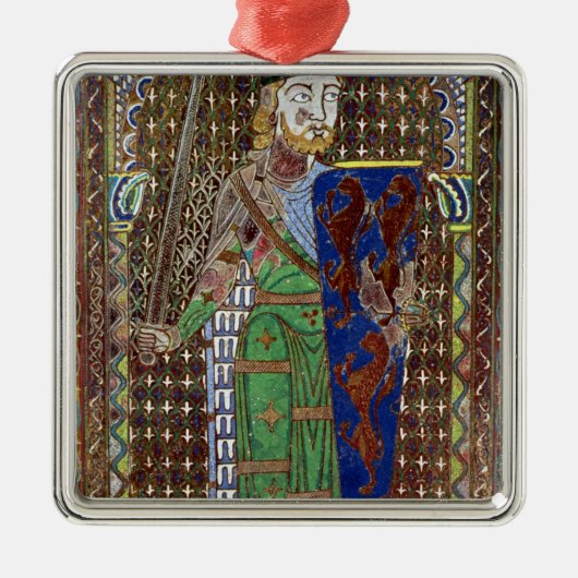 ジェフリーPlantagenetの墓プラク メタルオーナメント (正面)