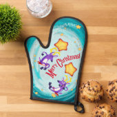 ジェフ・ウィリスによる星へのトナカイの揺れ 鍋つかみ (トップダウン)