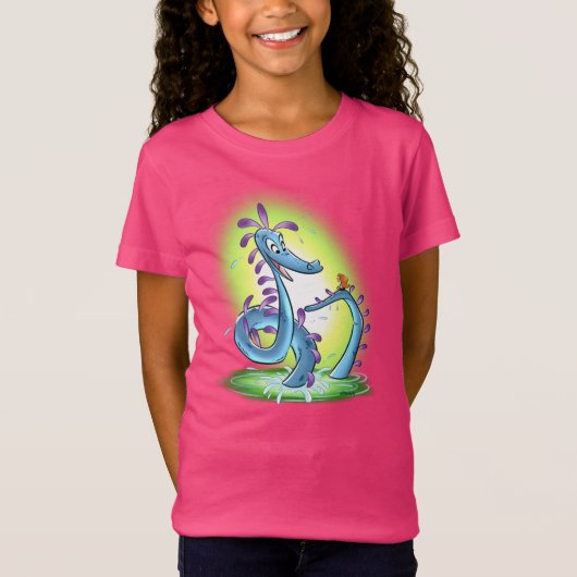 ジェフ・ウィリス・アートによる私の海の蛇 Tシャツ (正面)