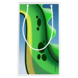 ジェフ・ウィリス・アートによる謎のロングネック恐竜 スモールペーパーバッグ