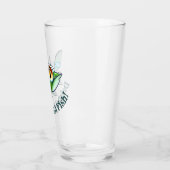 ジェフ・ウィリス・アートによる「魚のように飲む」 タンブラーグラス (左)