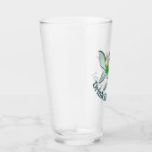 ジェフ・ウィリス・アートによる「魚のように飲む」 タンブラーグラス (右)