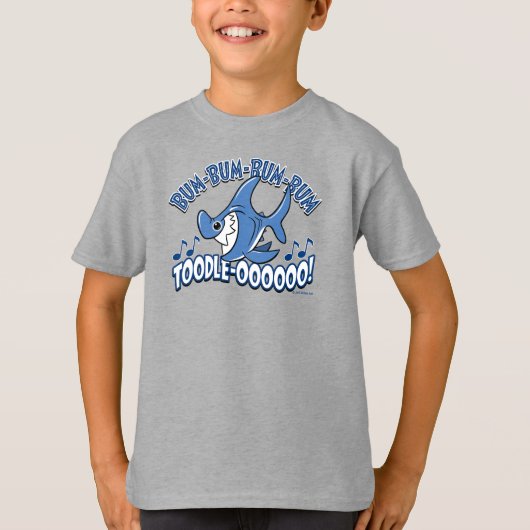 ジェフ・ウィリス・アートによるBUM BUM SHARK Tシャツ (正面)