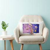 ジェフ・ウィリス・アートの夢の大きなクリスマスのトナカイ ランバークッション (椅子)