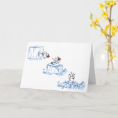 ジェフ・ウィリス・アートカードのミスは大丈夫 カード (黄色い花)