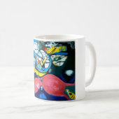 ジェフ・ハンカマー Artjunkhaus 春のジャズ抽象画 コーヒーマグカップ (正面右)
