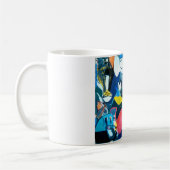 ジェフ・ハンカマー Artjunkhaus 春のジャズ抽象画 コーヒーマグカップ (左)