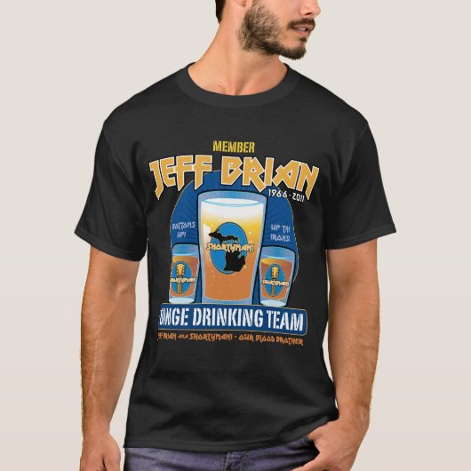 ジェフ・ブライアンの飲み会チーム Tシャツ (正面)