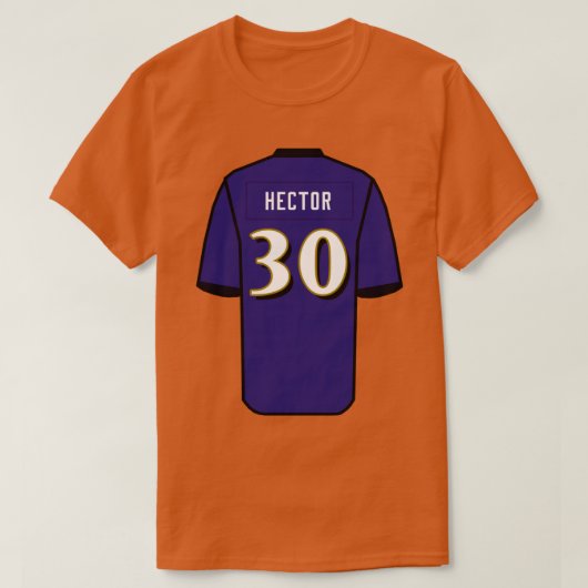 ジェフ・ヘクター・ジャージー Tシャツ (デザイン正面)