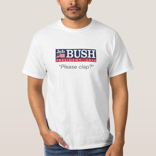 ジェブ・ブッシュ2016年 Tシャツ (正面)