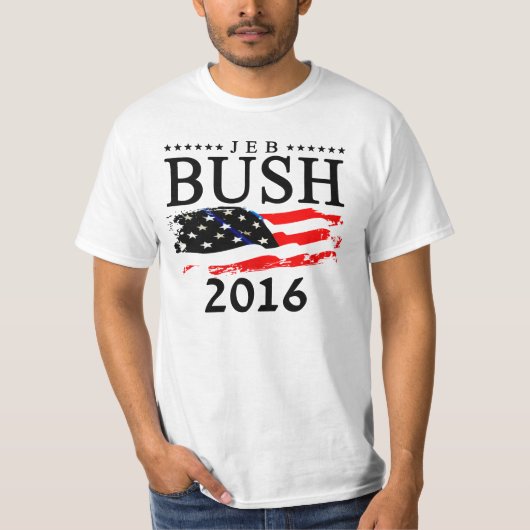 ジェブ・ブッシュ2016年 Tシャツ (正面)