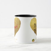 ジェベイズクリスマス金ゴールドハートマグス マグカップ (中央)