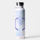 ジェミかわいらしニ星占いサインパパーソナライズされたープル ウォーターボトル (右面)
