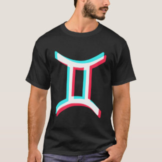 ジェミニのためのデザインとふたご座 Tシャツ
