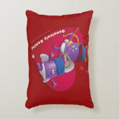 ジェミニのためのバレンタインの枕 アクセントクッション (正面(垂直))