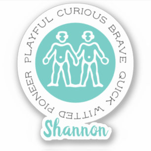 ジェミニのステッカー シール