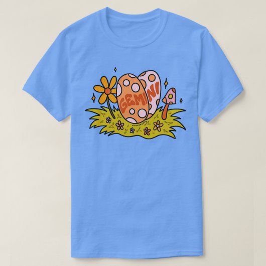 ジェミニイースター卵 Tシャツ (デザイン正面)