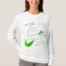 ジェミニウェアラブル誕生日占星術 Tシャツ