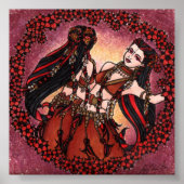 ジェミニオリジナルベリーダンスアートポスター ポスター (正面)