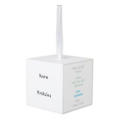 ジェミニオーナメント キューブオーナメント (裏面アングル)