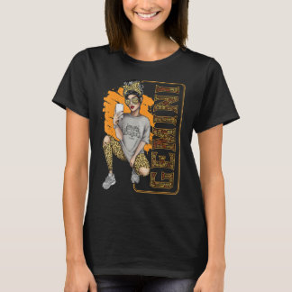 ジェミニガールメッシーバンヒョウ女王用 Tシャツ