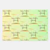 ジェミニコロストロギー誕生日 ラッピングペーパーシート (正面3)