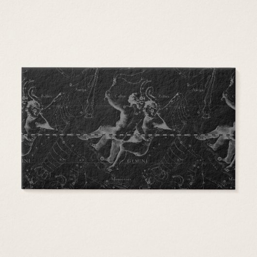 ジェミニコンステレーションマップ版木、銅版、版画バイヘヴリウス (正面)