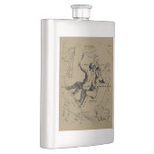 ジェミニコンステレーション〔占星術の〕十二宮図ヘベリウス1690 フラスク (右)
