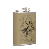 ジェミニコンステレーション〔占星術の〕十二宮図ヘベリウス1690 フラスク (右)