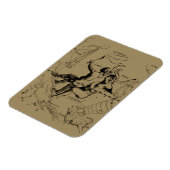 ジェミニコンステレーション〔占星術の〕十二宮図ヘベリウス1690 マグネット (左側)