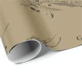 ジェミニコンステレーション〔占星術の〕十二宮図ヘベリウス1690 ラッピングペーパー (ロールコーナー)