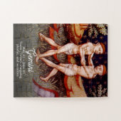 ジェミニザツインズ〔占星術の〕十二宮図サインバースデーパーティー ジグソーパズル (横)