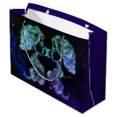 ジェミニザツインズ〔占星術の〕十二宮図抱き枕 ラージペーパーバッグ (裏面アングル)