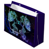 ジェミニザツインズ〔占星術の〕十二宮図抱き枕 ラージペーパーバッグ (正面アングル)