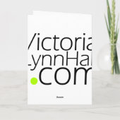 ジェミニシック誕生日カード カード (裏面)