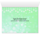 ジェミニシンボルハッピーバースデー占星術〔占星術の〕十二宮図 (内部横(下))