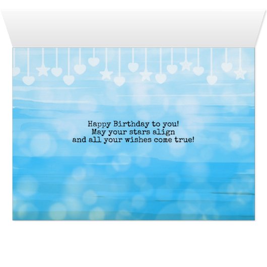 ジェミニシンボルハッピーバースデー占星術〔占星術の〕十二宮図 (内部横(下))