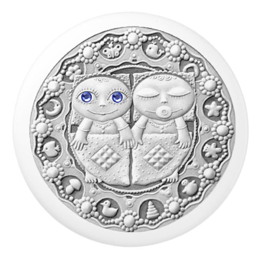 ジェミニセラミックノブ セラミックノブ (正面)