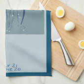 ジェミニツインコンステレーションヴィンテージ〔占星術の〕十二宮図星占い キッチンタオル (四つ折り)