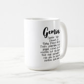 ジェミニツインズカラー&白黒占星術 コーヒーマグカップ (正面右)