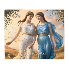 ジェミニツインズギリシャ女神 メタルプリント