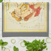 ジェミニツインズヴィンテージコンステレーションウラニア鏡 キッチンタオル (折り畳み)