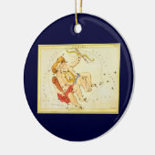 ジェミニツインズヴィンテージコンステレーションウラニア鏡 セラミックオーナメント (左)